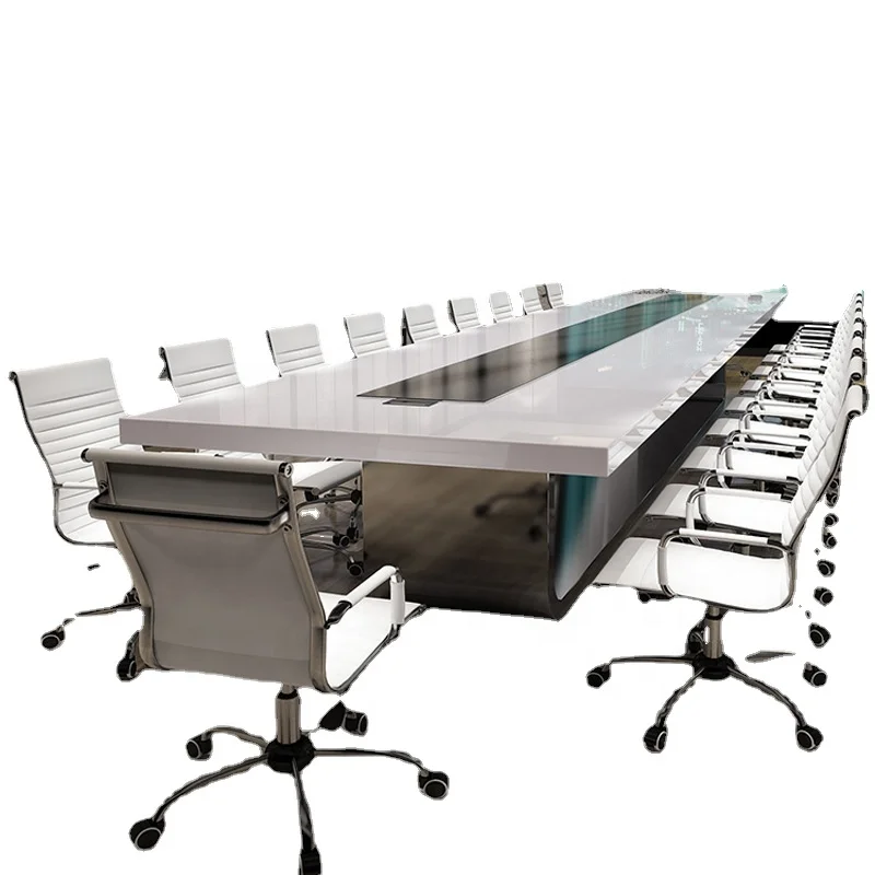 Конференц-стол цена краска шпон для выпечки Белый с металлической ножкой из нержавеющей стали