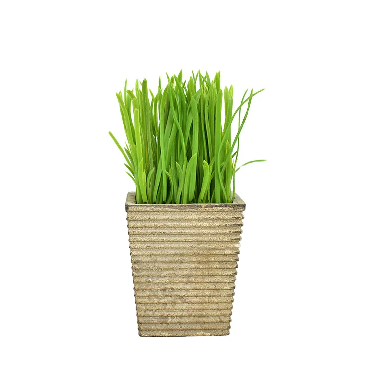 Artificial Greenery Shrubs Wheat Grass Bushes potted Grass Plant MY810
