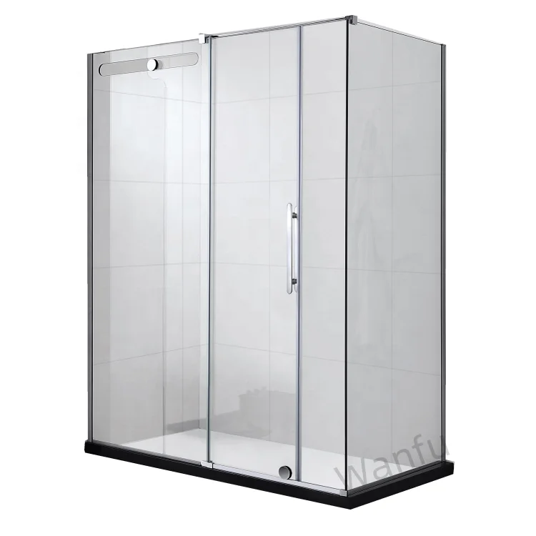 Good Quality Frameless Sliding Glass Shower Door Enclosure Shower Room for Bathroom