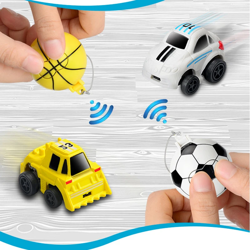 2.4g Plastic Mini Remote Control Electric Forward Function Racing Ball Basketball Football Mini Rc Car