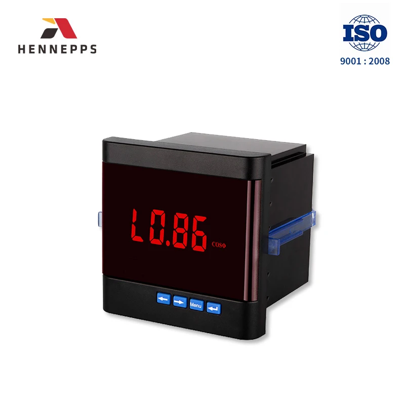 Цифровой измеритель коэффициента мощности Hennepps однофазный ЖК RS485