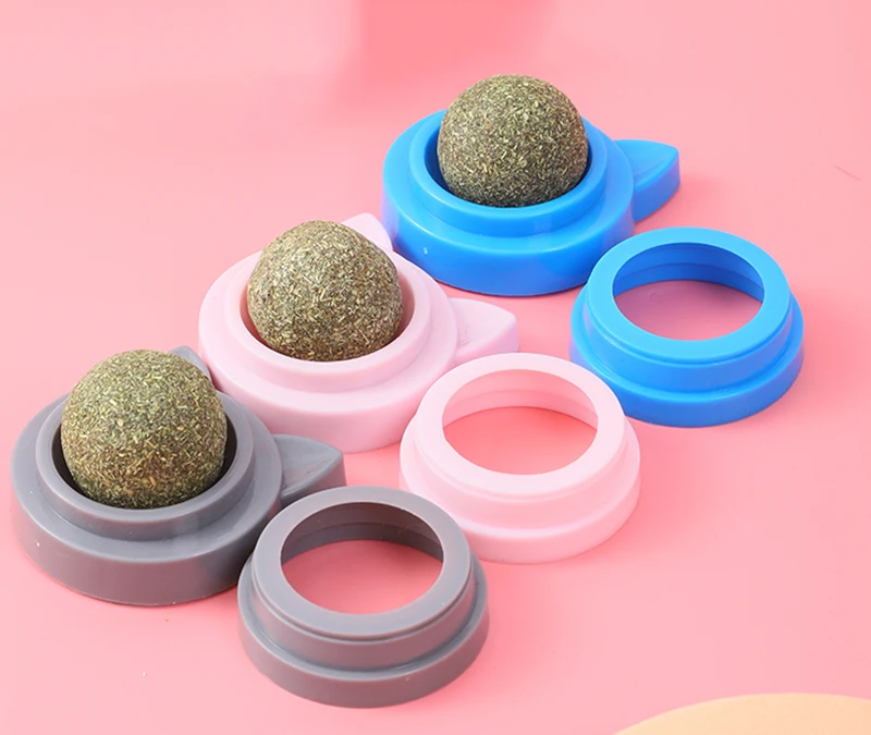 Multifunctional Rotating Molar Teeth Cleaning Cat Mint Catnip Ball Catnip Ball Toys avocado catnip Ball