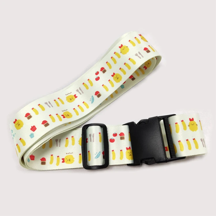 Heavy duty rubber carrying luggage bag belt strap scale code lock suitcase packing strap belts
