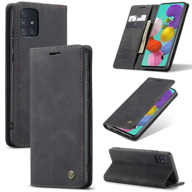 Wallet Credit Card Holder Back Cover For Samsung Galaxy M51 M31 M21 M30S M20 M10 A10 A20 A30 A40 A70 A21S PU Leather Phone Case