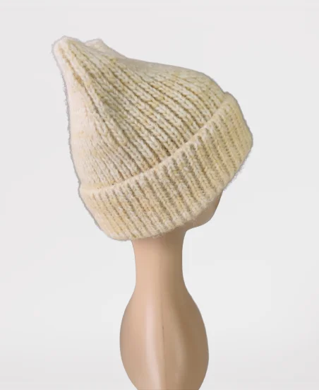 Knitted Beanies Hat Cap Skully Trendy Warm Chunky Soft Stretch Cable Knit Winter Hat For Women Fashion Gift