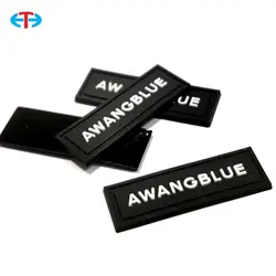Custom PVC badge/custom silicone label/clothing PVC rubber patch  Label