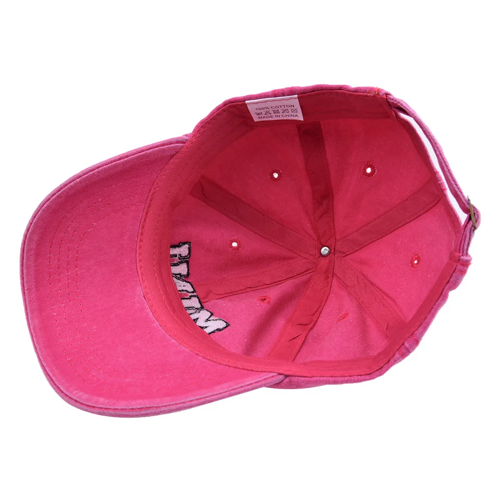 Best Selling Mini Kids Baseball Hat Distressed Dad Hat Washed Cotton Mom Mama Sports Caps Vintage Patch Baseball Cap