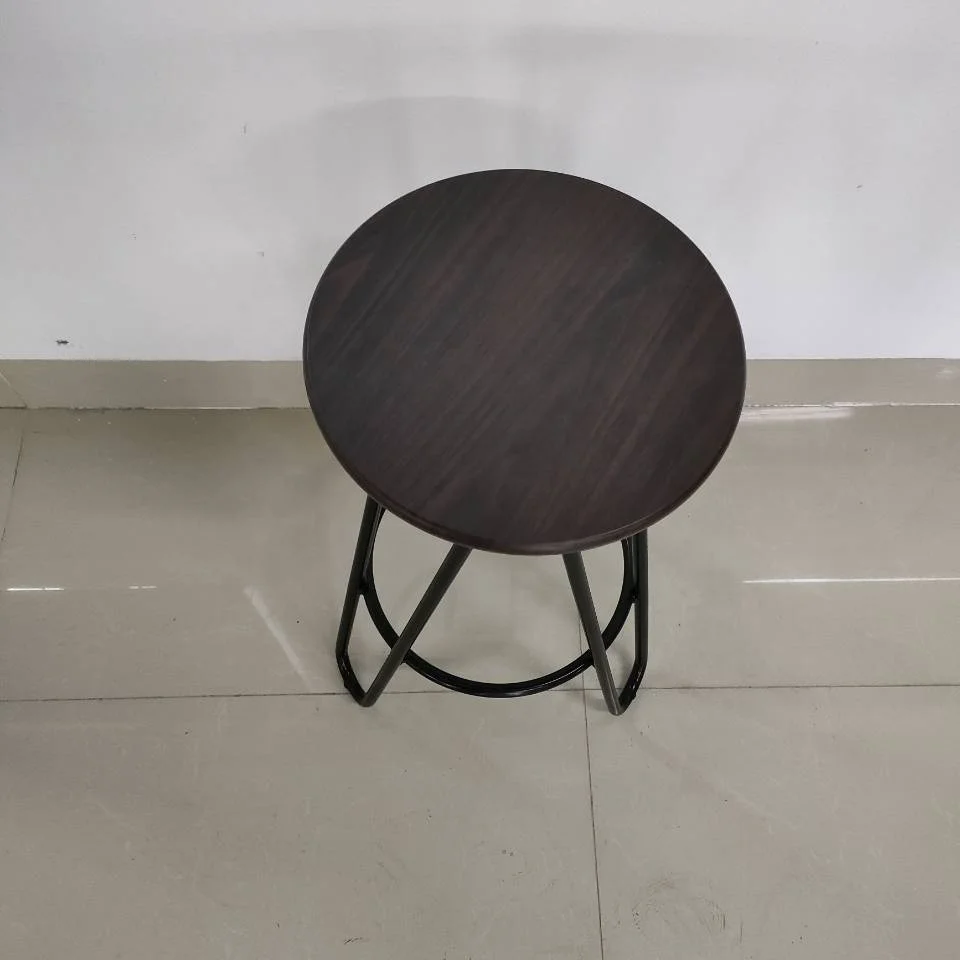 Economic commercial metal counter height bar stools with MDF seat