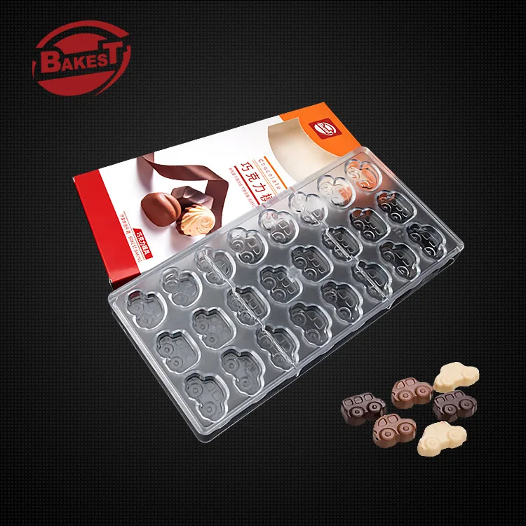 Bakest лидер продаж Пластиковая форма для шоколада ручной работы подарок рождества