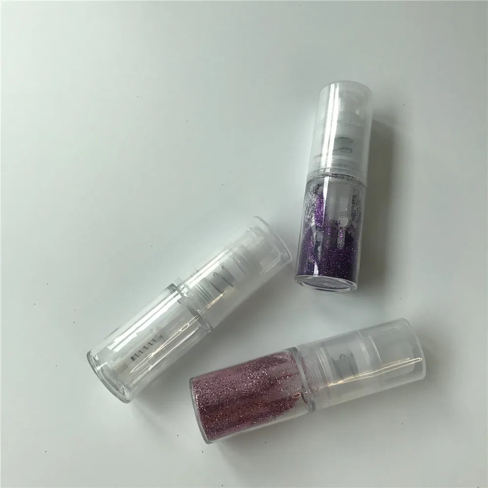 
14ml Plastic Empty Pump Push Glitter Dusting Powder Containers or Cake Decorating Company 