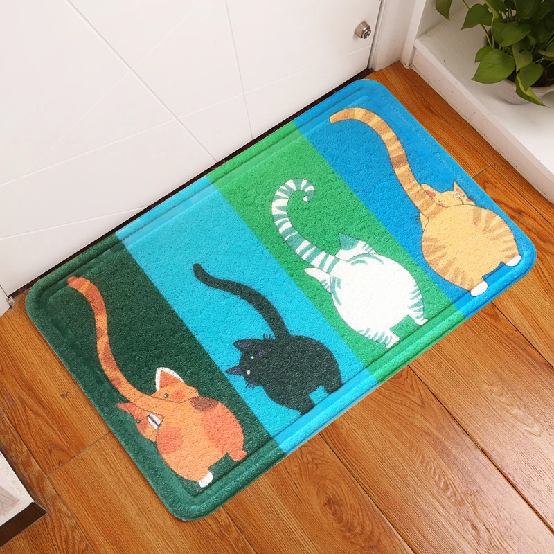 Colorful 3D Carpet Custom Handmade Logo Rug Door Mat Custom Rug