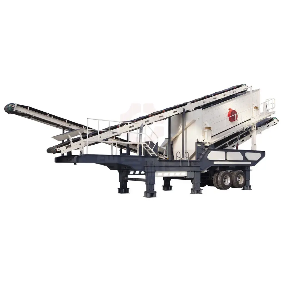 
Used Small Mobile Stone Rock Jaw Crusher Plant with Screening 
