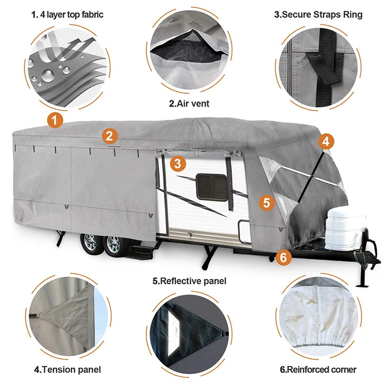 FIRSTCLUB rv camper accessories Newly-developed non-woven rv motorhome cover rv accessories