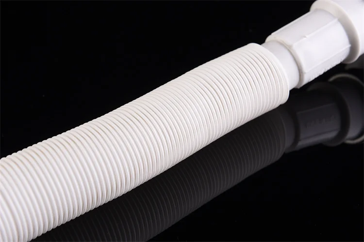 PP Deodorant Plastic Flexible Sink Drainage Drain Pipe For Basin Pvc Drain Pipe