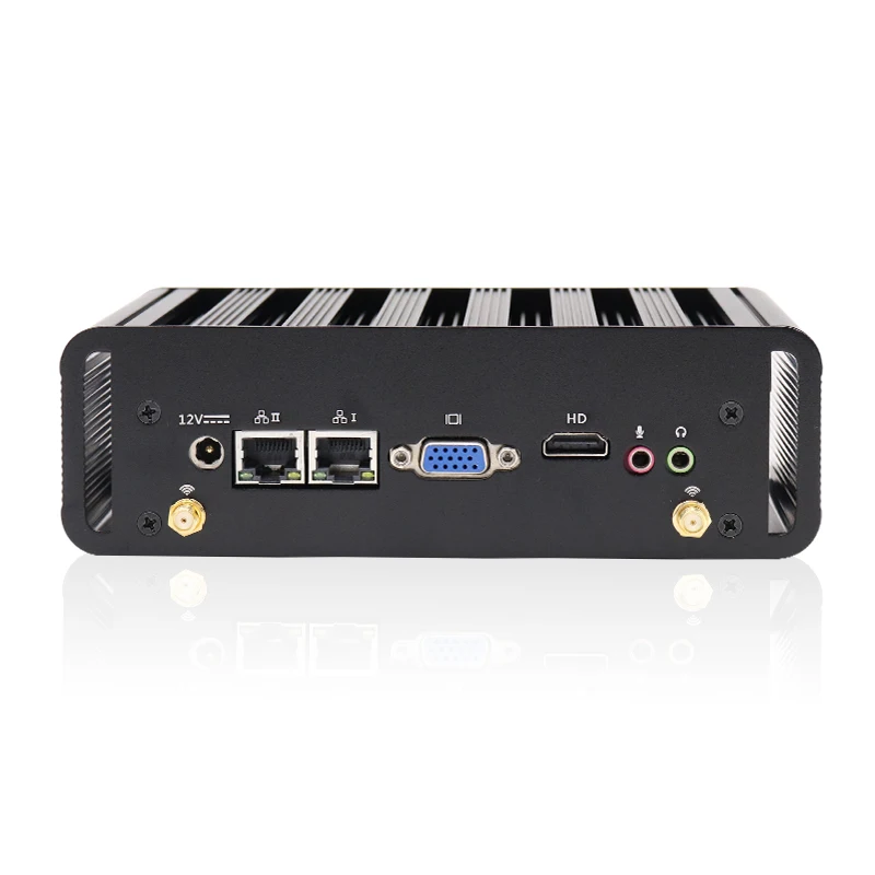  Безвентиляторный X86 ПК i5 4200U с 2 lan 2com i3 5005U для мини-ПК Linux RS485