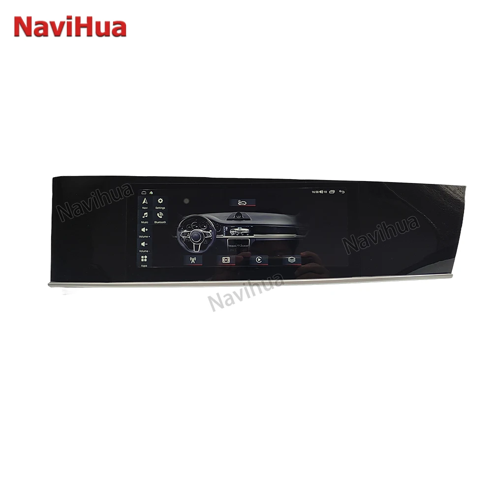 NaviHua 12 3 дюймов двойной экран новый дизайн для Porsche Panamera 2010 2016 Мультимедиа Android автомобильное радио авто Carplay навигация