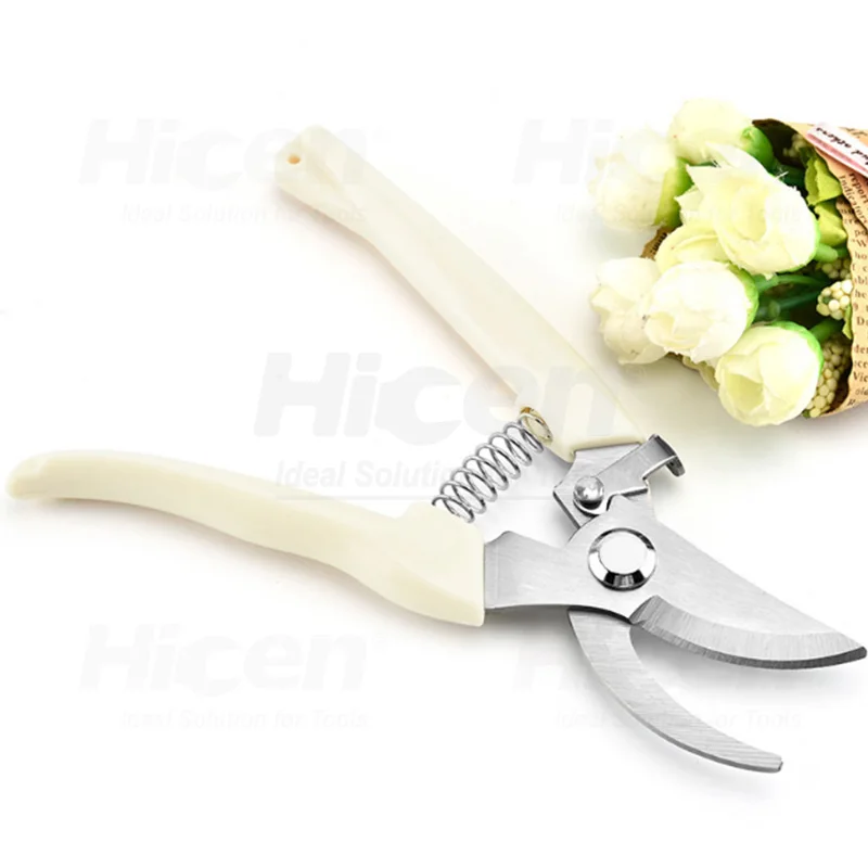 Stainless Steel Elbow Pruning Shears Garden Scissors Orchard Flower Branch Picking Fruit Scissors Garden Branch Tool Shears
