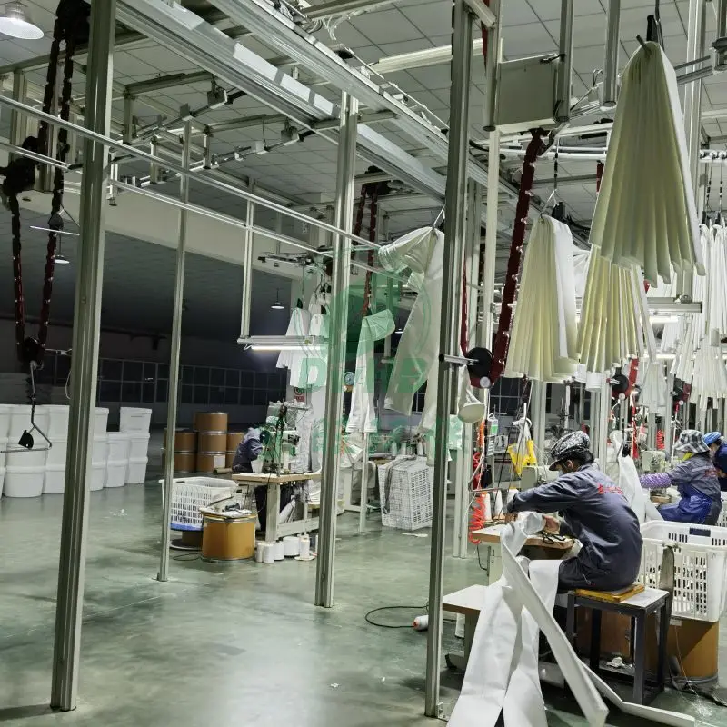 China industrial high filtration accuracy PET filter cloth size customized micron dust filter bag replacement