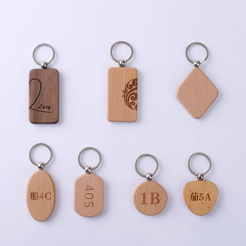 Деревянный брелок для ключей