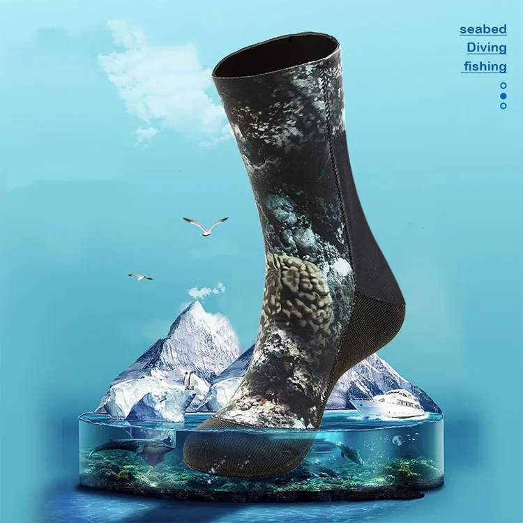 OEM Factory Water Sock Waterproof Socks Neoprene Thicken Diving Boots 5MM For Men&women&kids