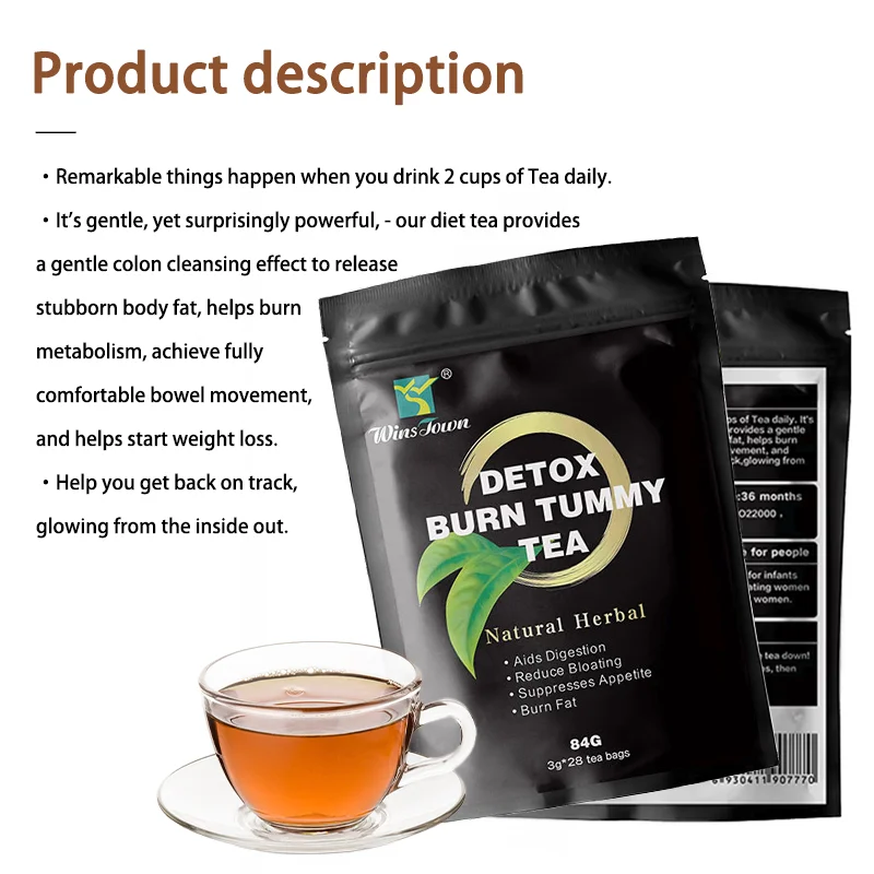 Private Label Slim 28 Days Fit Diet Tea Organic Boost Metabolism Fat Burning Detoxification Hot Sell Skinny Tetox Flat Tea Tea