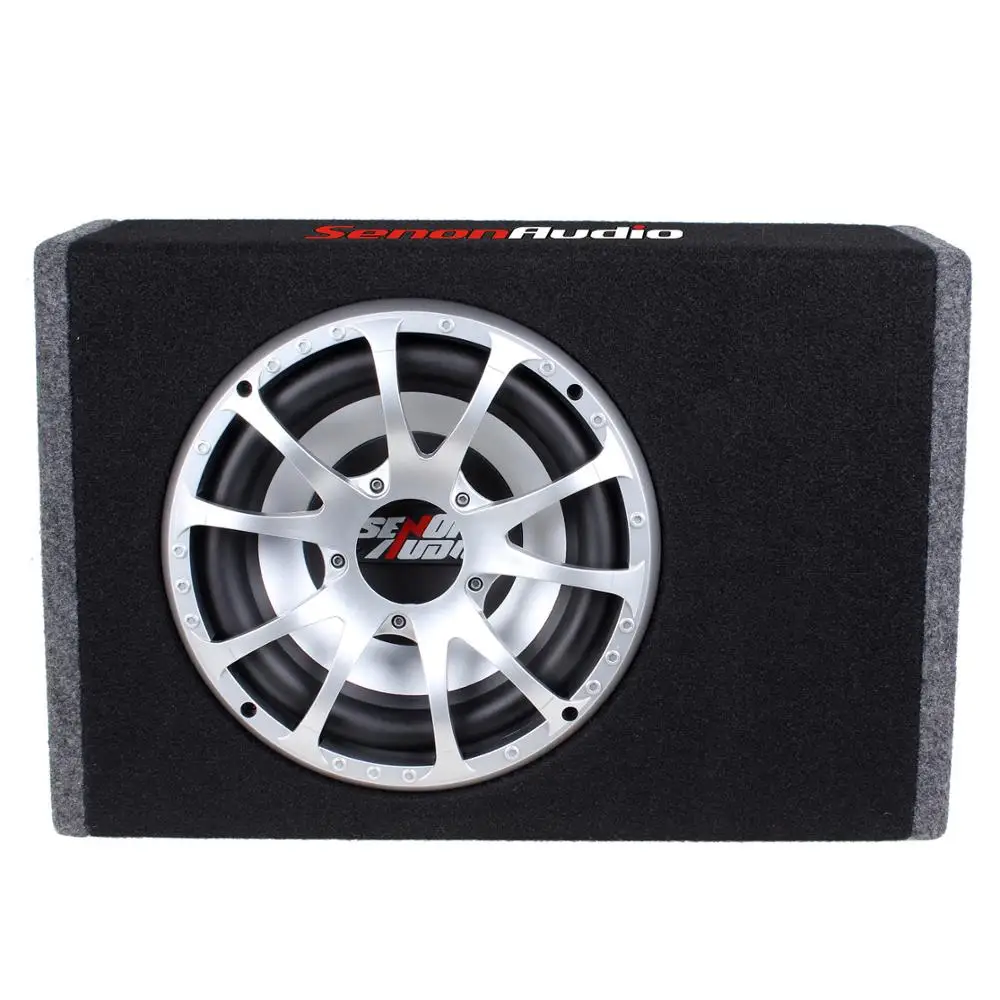 Custom 10 inch Power Amplifier Trapezoid Truck Subwoofer Box 12 inch Subwoofers in Box with amp Custom Made  subwoofer boxes