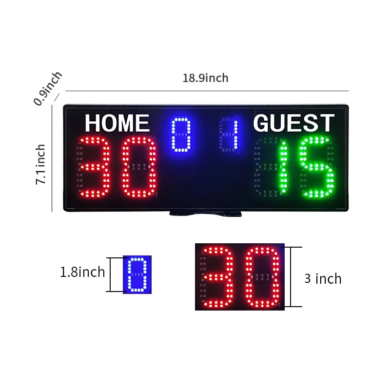 Electronic Digital Portable Match Scoreboard for Tennis Basketball Billiards Volleyball Baseball Game Board Scoreboard