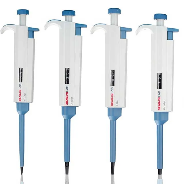 DLab Manual Single Channel Adjustable Pipette Gun  Continuous Digital Micro Sampler Large Capacity