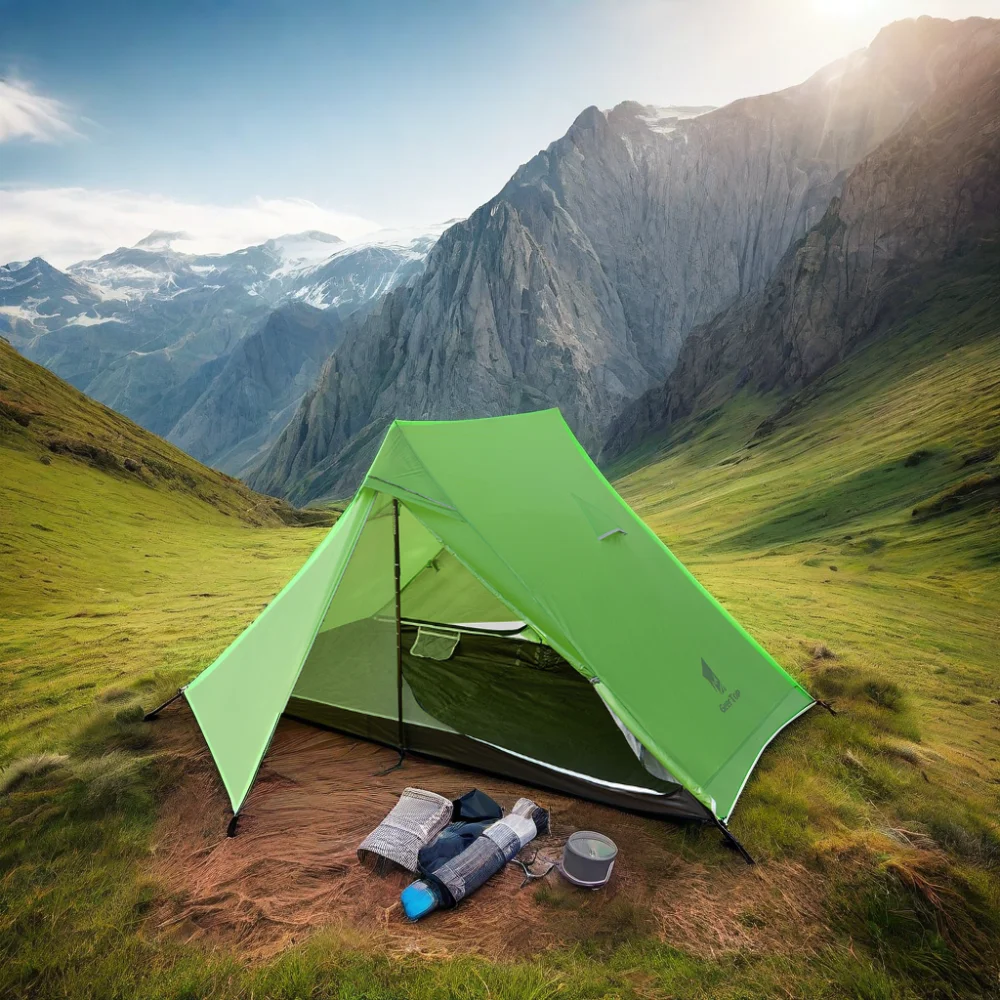 Ultralight 2 Person Camping Tent Carpas Para Double Layers Outdoor Camping Portable Tent