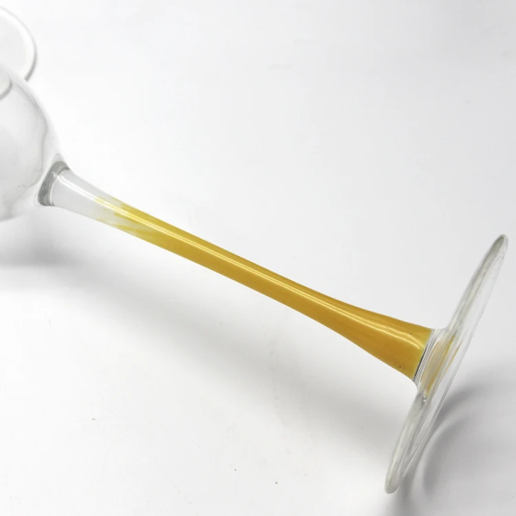 Wholesale of wedding set with Coloured cup pole glass champagne glass and red wine glass