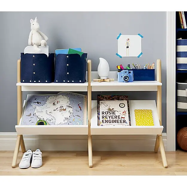 Factory hot sale bookcase lock for kids book shelf magazine rack stand books with price