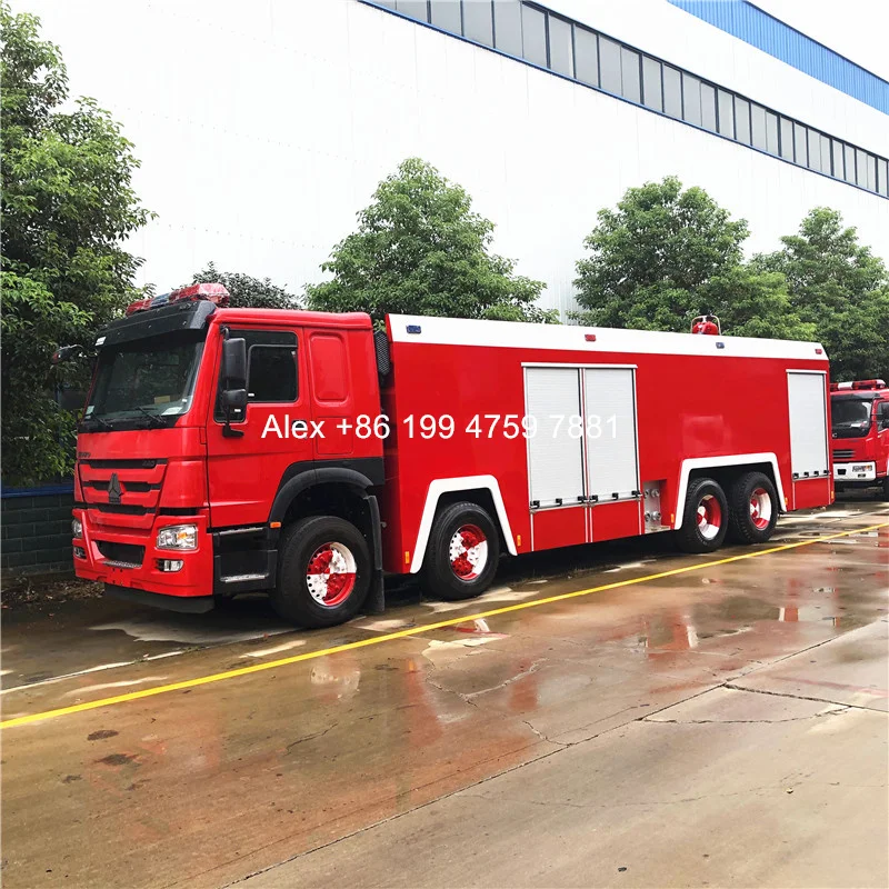 8x4 Sinotruck HOWO 20cbm to 25cbm fire fight truck