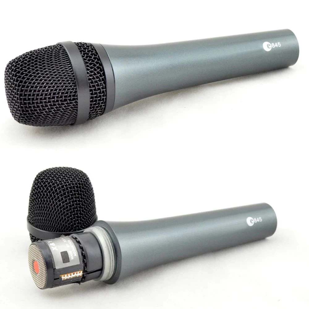 E845 Vocal Handheld Dynamic Microphone Cardioid Wired Mic for Stage Performance  For Sennheiser