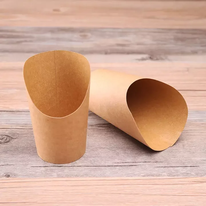 customized disposable french fries cup snack potato chips  cups