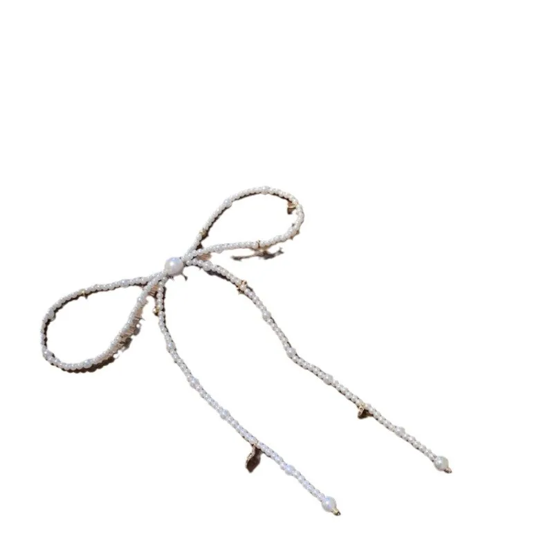 2024 New Pearl Bow Hairpin Women Fashion Hair Stick Hair Accessories