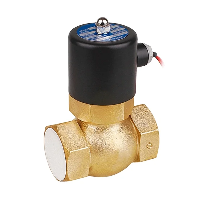 US-20 2L-20 series Normally Closed 3/4 Inch Brass Solenoid Valve  2/2 Way High Temperature Steam Solenoid Valve