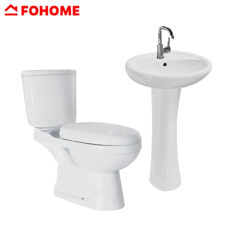 Горячая Распродажа керамические s-ловушки раковины из двух частей туалет и подставка