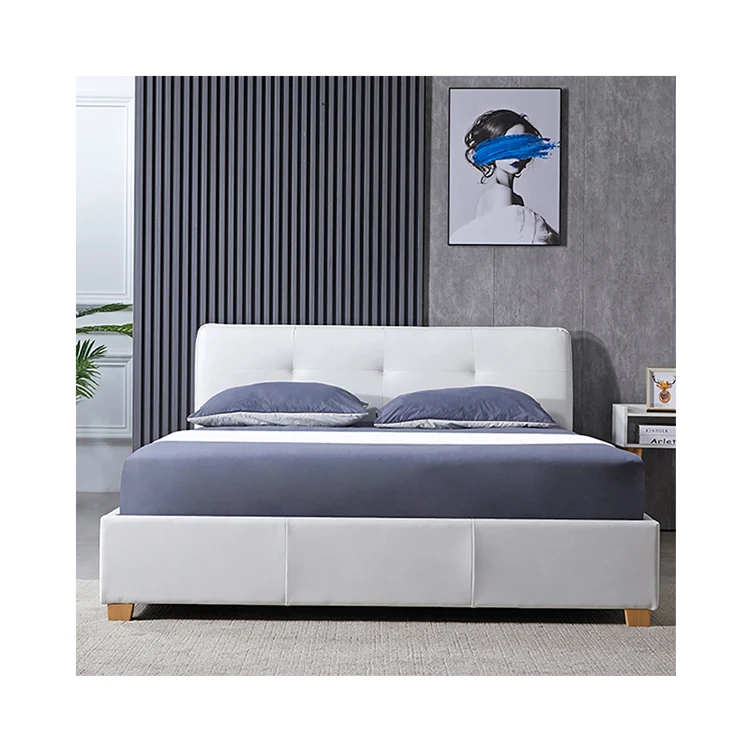  high Performance wooden frame modern European-style wood bed with factory direct sale price