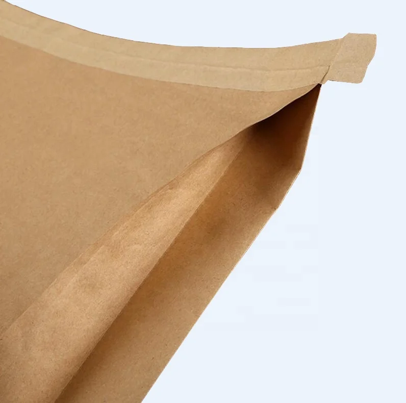 
The factory provides moisture-proof granule bag 3 in one flour milk powder fertilizer 25 kg bag kraft paper composite bag woven 