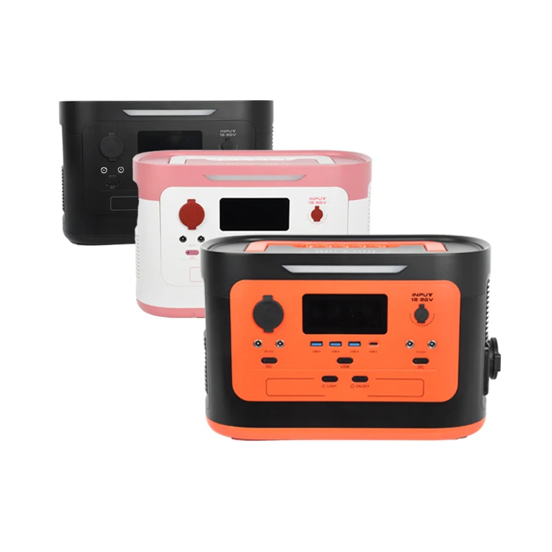 Outdoor Lithium Battery Ukraine Portable Power Station 1000W Camping Solar Rechargeable Portable Power Station Lifepo4