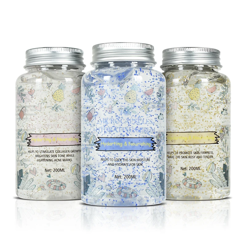 Private Label Microcapsules Hydrating Serum Custom Maintain Skin Moisture Restore Skin Elasticity Multi Micro Capsule Serum