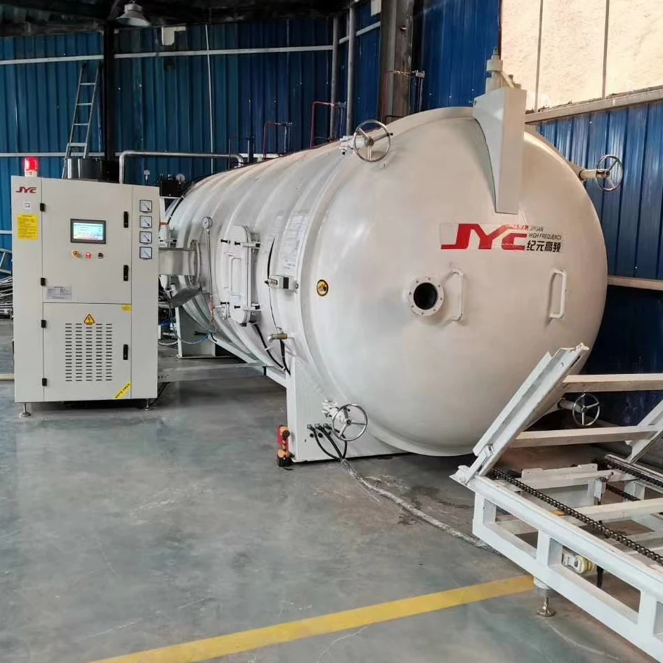 Завод Firect распродажа JYC высокочастотная вакуумная сушильная печь для древесины машина сушки