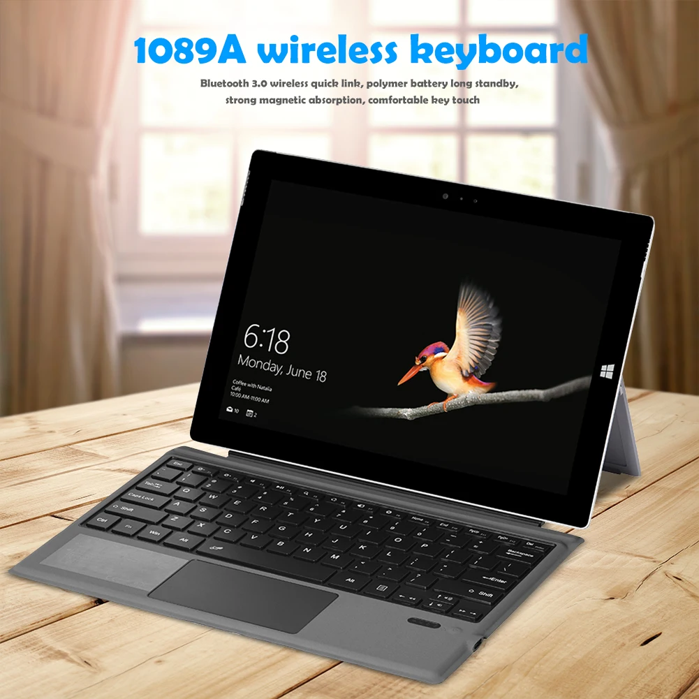 Bluetooth-клавиатура для планшета Microsoft Surface Pro 7 6 5 4 3 беспроводная клавиатура 12