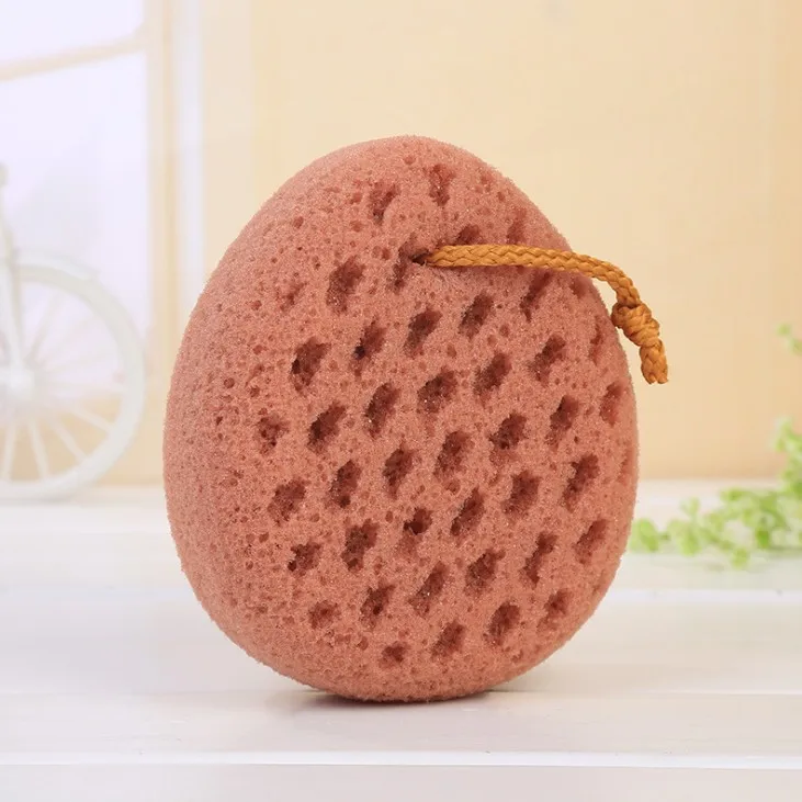 Eco Friendly Honeycomb Body All Natural Sponge Exfoliating Bathing Ball Face Flutter Daily Use Baby Bath For Bathroom Sponge