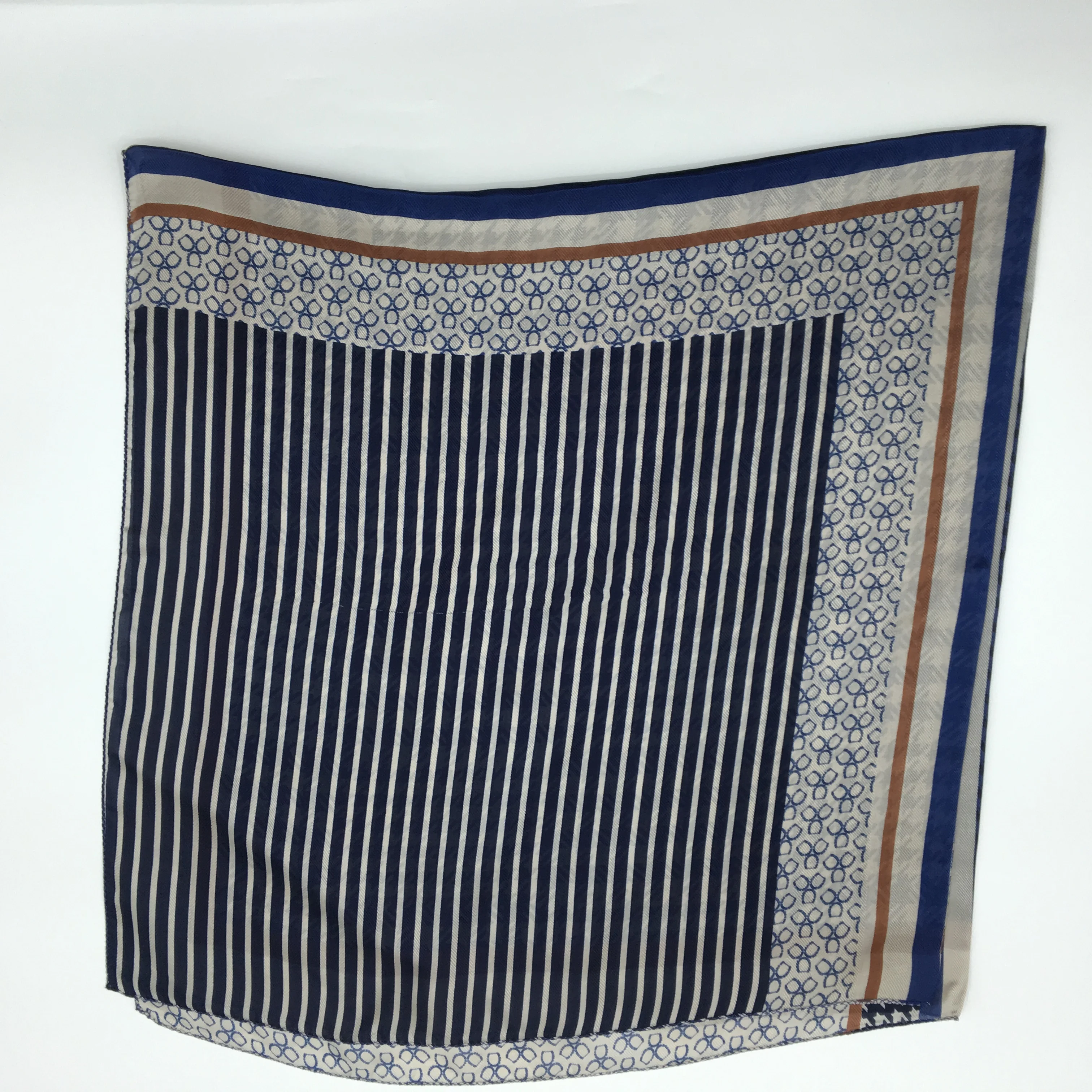 wholesale 100 batik square silk scarves solid for men Printed Square Silk Scarf