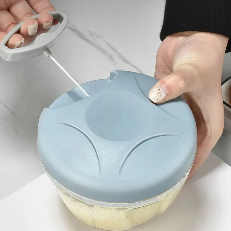 Wholesale Kitchen Vegetables Blender Garlic Cutter Mini Manual Food Meat Vegetable Chopper with Cheap Price for Kitchen
