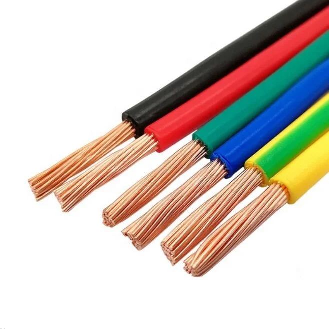 BVR 10/16/25mm2  300/500V 450/750V Multi-Strand Soft Copper Core Wire And Cable For Home Improvement Engineering