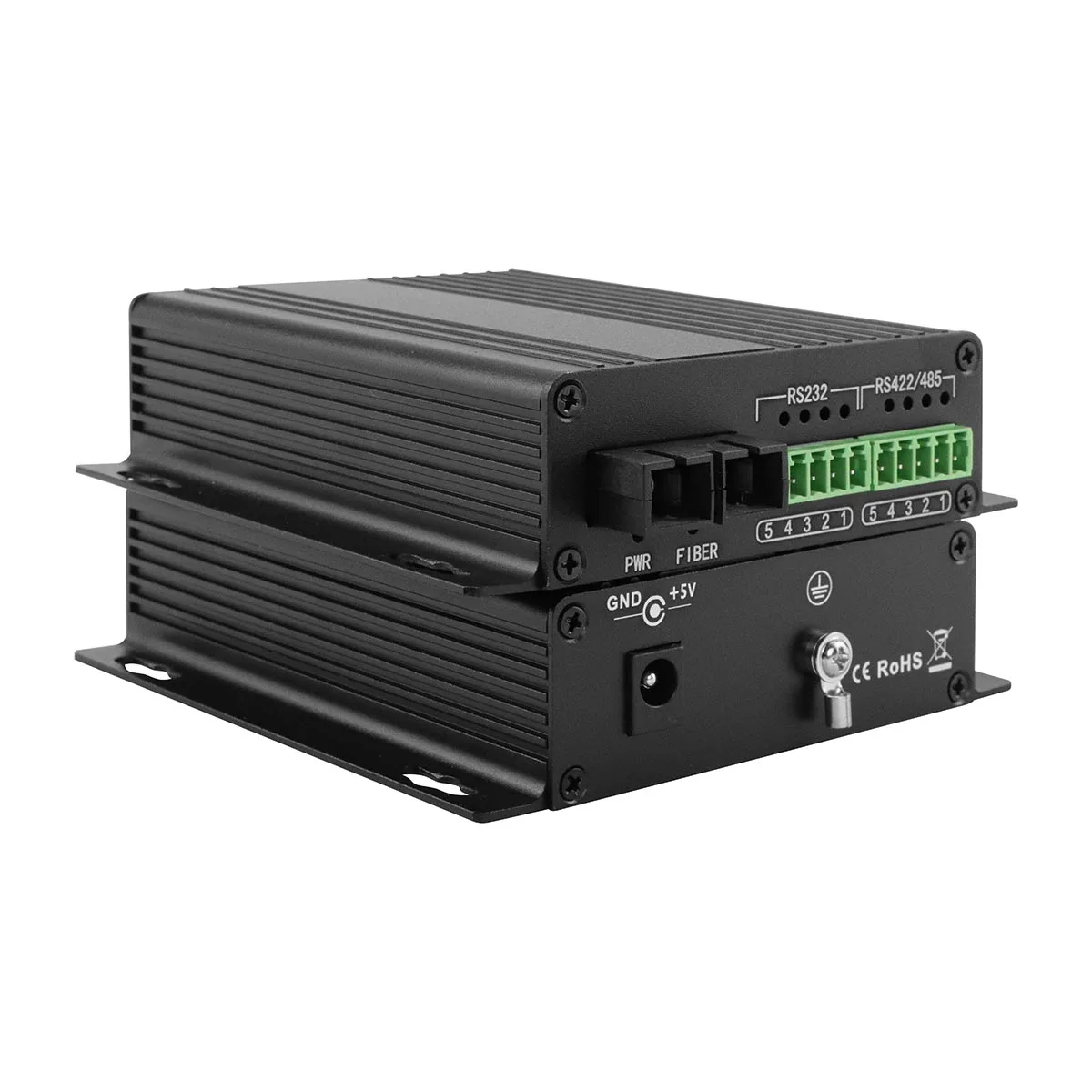 RS232 RS422 RS485 Serial Fiber Optic Media Converter