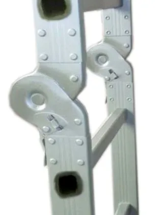 Alum. Folded Ladderstand without the rear support legs/Tripod with rear support legs