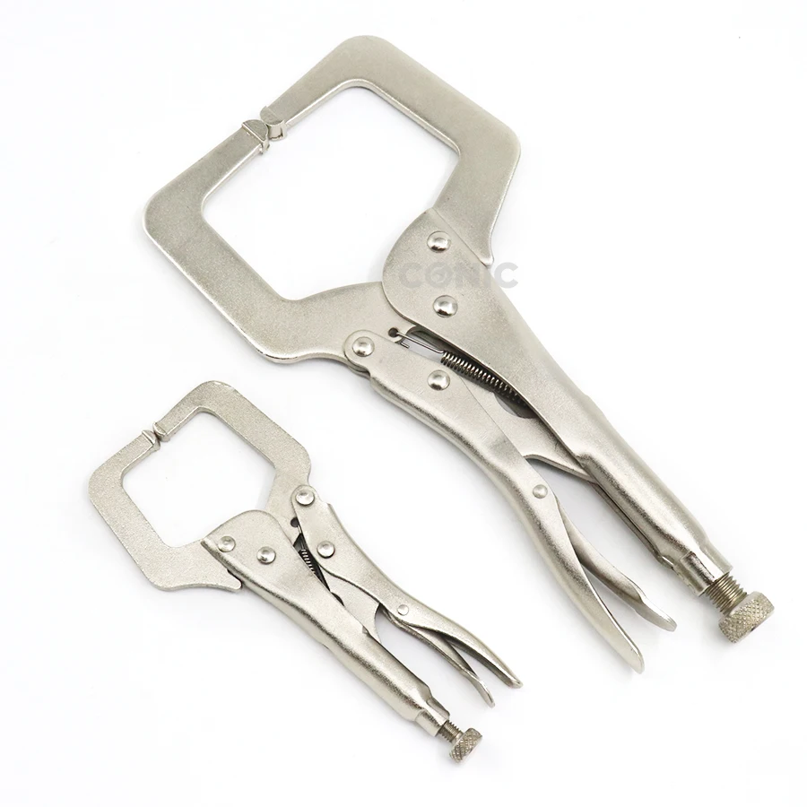Woodworking Grip C Clamp quick released Clamp Snap Ring adjustable Locking Pliers C type locking pliers